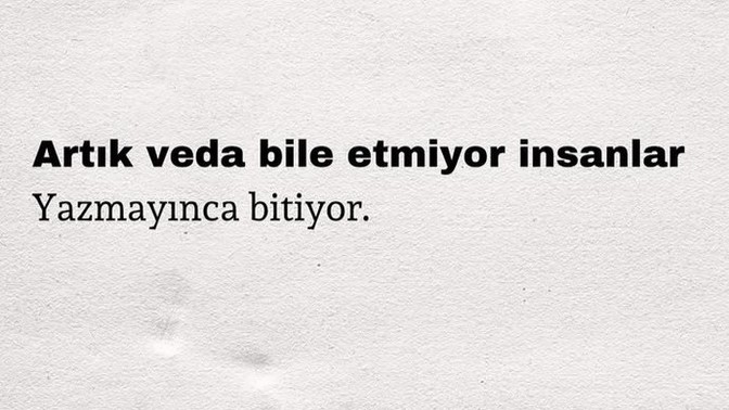 Ayrılıklar da çokmu basitleşti artık?