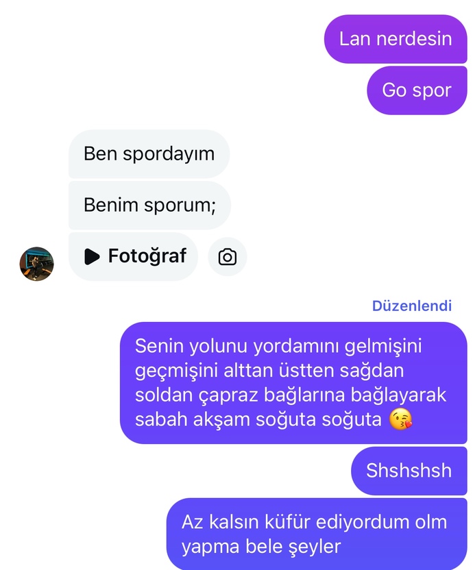 Küfür eder misin?