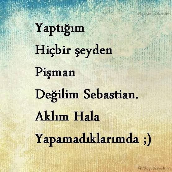 Pişmanlık duyan ve özür dileyen bir yapın var mı?