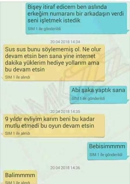 Ses atmayan telefona cikmayan kızla olur mu?