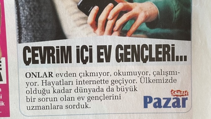 Günaydın, nasılsınız? Gazeteye cıkmısız?