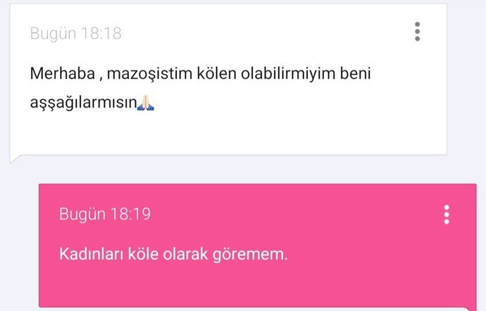 Ne tür mesajlar alıyorsunuz?