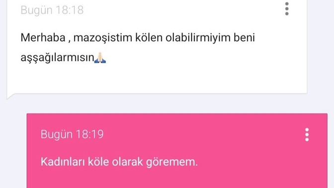 Ne tür mesajlar alıyorsunuz?
