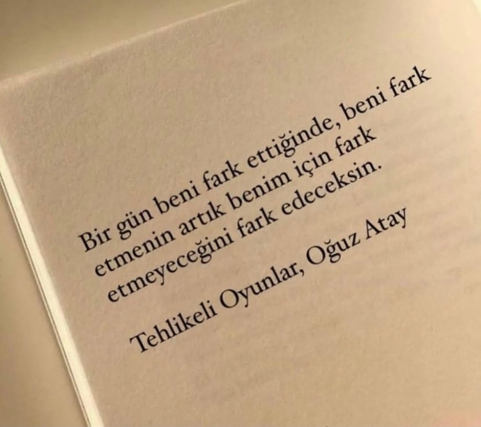 Sizi farketmesini istediğiniz birileri var mı?