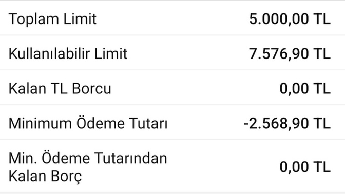 Kredi kartından anlayan biri şuna bakabilir mi?
