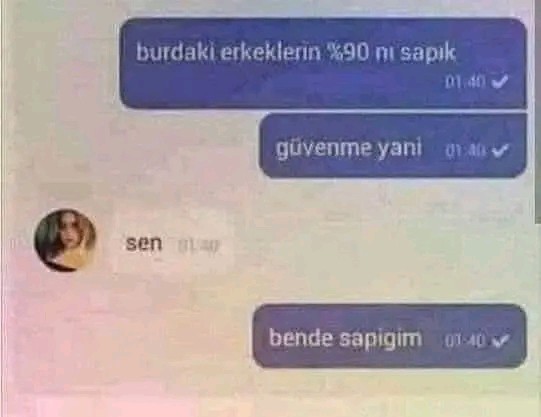 Hala karşı cinse güvenen var mı?