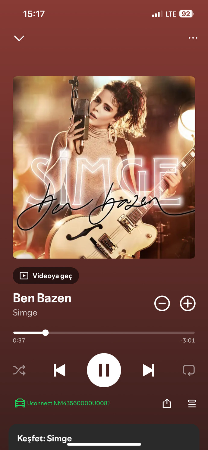 Şu an hangi sarkıyı dinliyorsunuz?