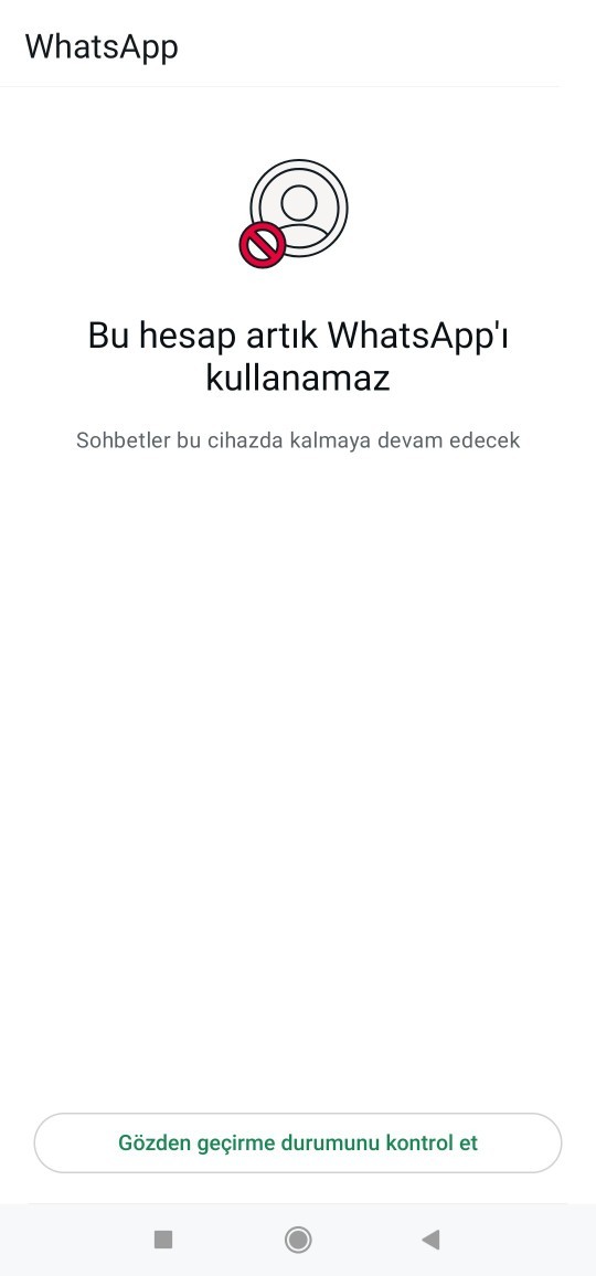 Wahtsap bozuldu yardım edin?