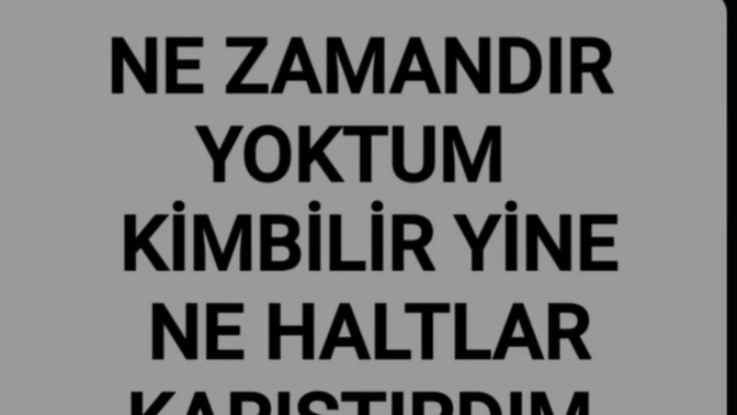 Yok yok hiç bişi yapmadım🤭ulan iki flört edeyim dedim hep mi çirkin denk gelir? şansım yok bugün anlaşıldı size bulaşacam🤭?