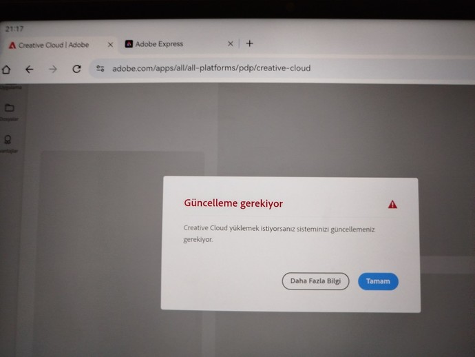 Adobe bilgisayar ya da  yazılım mühendisi olan arkadaşlar yardımınıza ihtiyacım var?