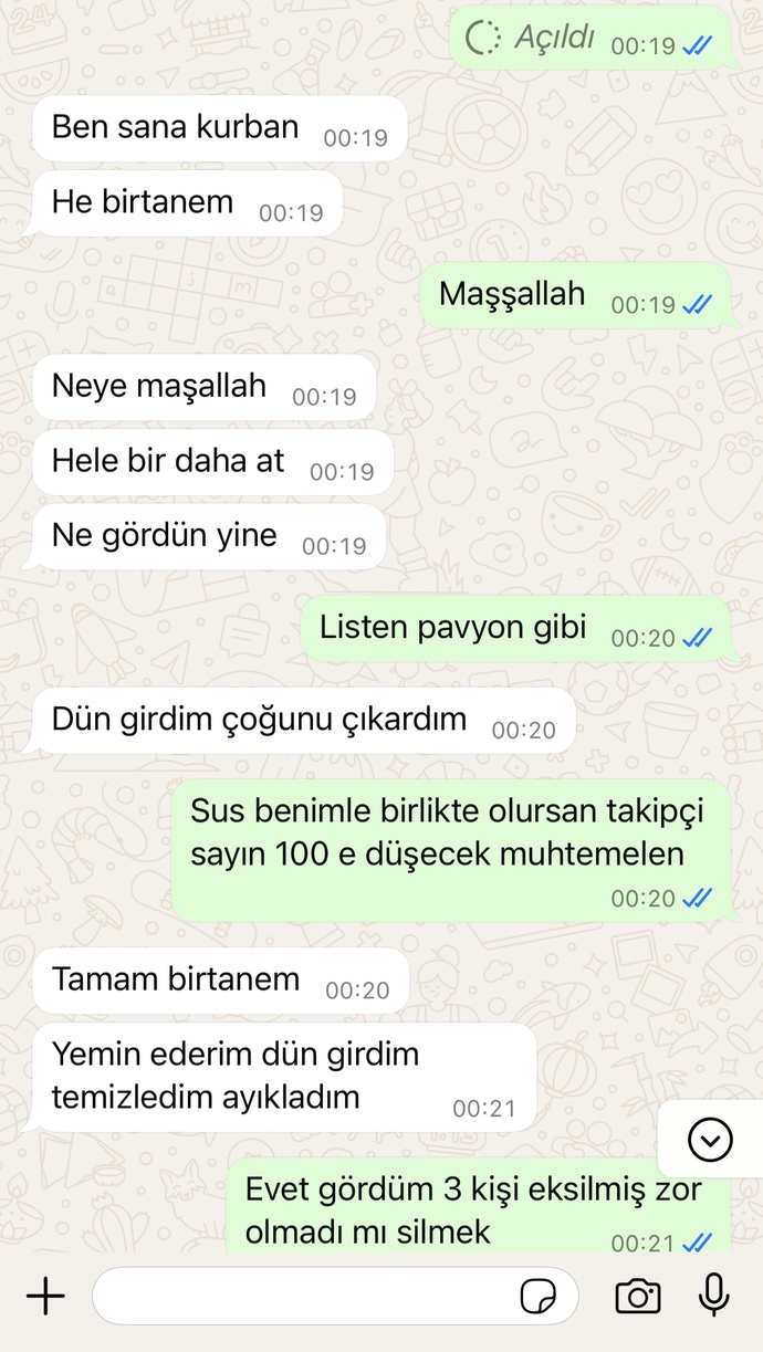 Çok takipçili karşı cinsten olur mu?