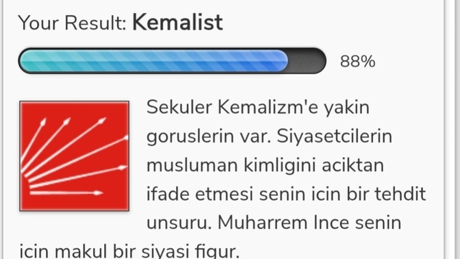 Gururla kemalistim diyebilen var mı?