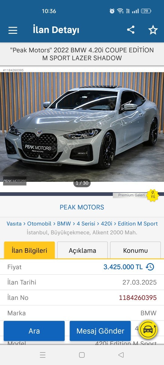 Araba nasıl görünüyor?