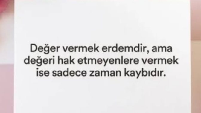 Sizce birine verdikçe kıymetiniz azalır mi?