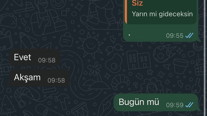 Sizce görüşmek istemiyor mu tekrar?