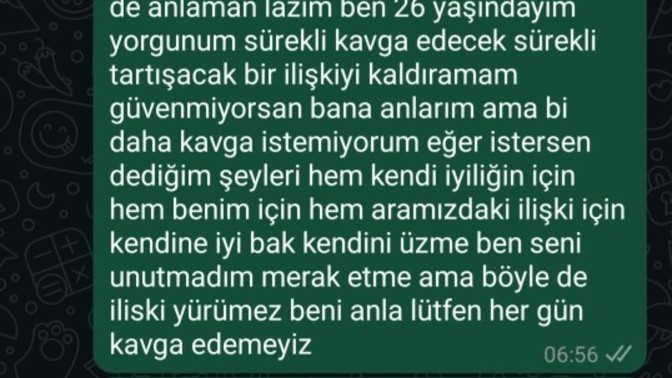 Aram Bozuk Olan Sevgilime Attığım Mesajlar Nasıl?