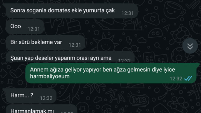 Yemek yapması kadar anlatımında da zorlanıyor musunuz?