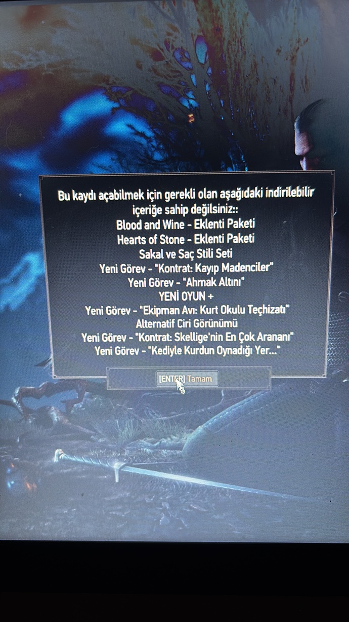 Oyunu indirdim ama?