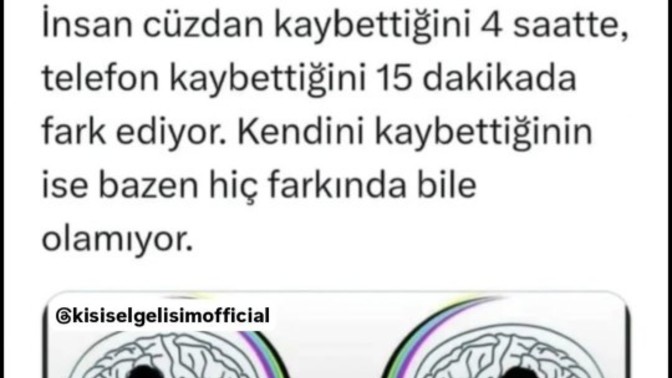 Peki siz farkında mısınız?