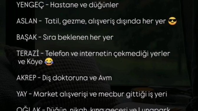 Siz nerede olmaktan nefret edersiniz?