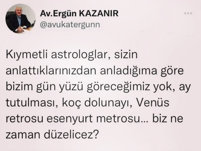 Bi gün yüzü görecekmiyiz acaba?