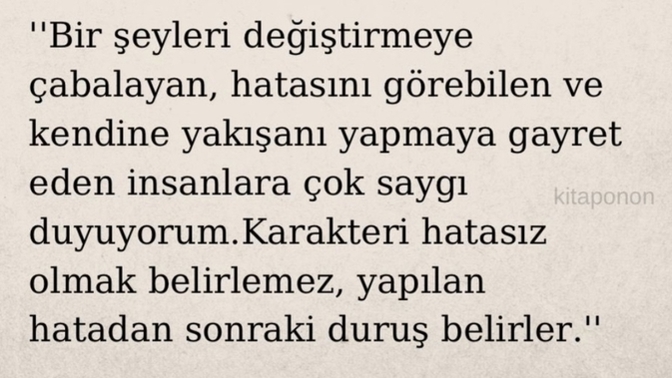 Bir hata yaptığınızda neler yapıyorsunuz?