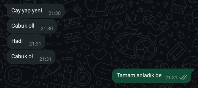 Abiler biraz şeydir... Devamını siz getirin?
