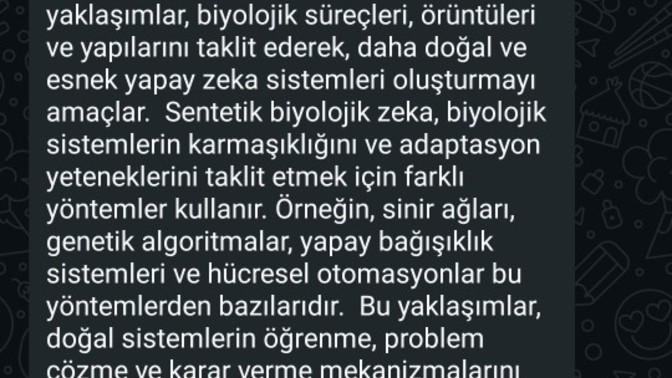 Sentetik biyolojik zeka, ileride kendinin farkına varabilir mi?