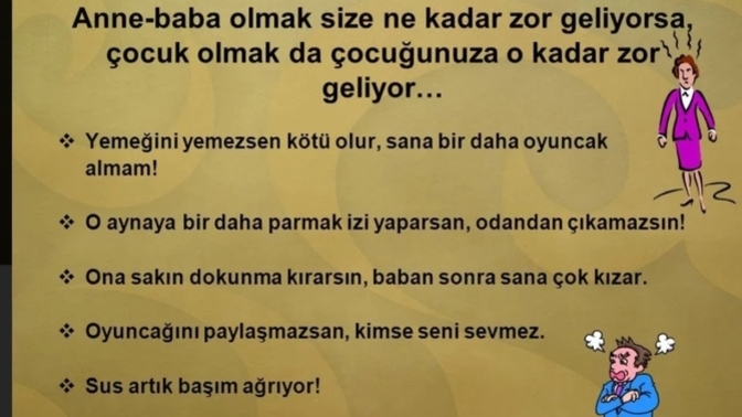 Anne-Baba olmak mı daha zor? Yoksa çocuk olmak mı?