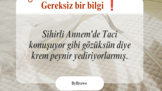 Gereksiz bir bilgi paylaşır mısınız?