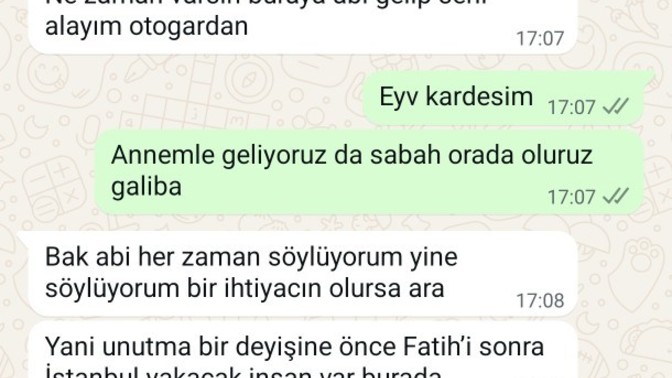 Şöyle arkadaş/kardeşleriniz oldu mu?