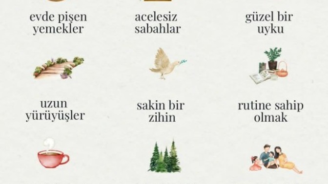 Sizi iyi hissettirecek şeyler nelerdir?
