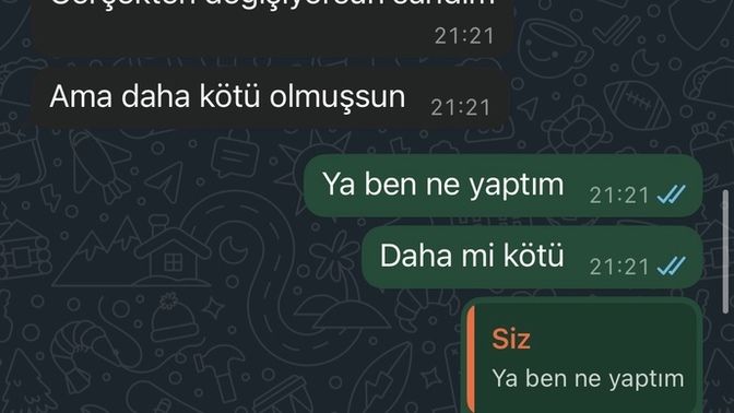 Sizce eski sevgilim neden böyle şeyler saydı?
