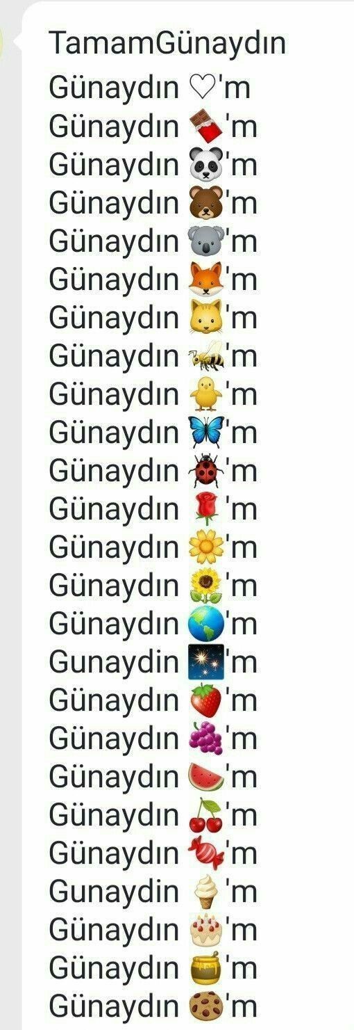 Sabah sabah sevdiğiniz kişi günaydın mesajı atınca günaydının yanına ne eklesin istersiniz?