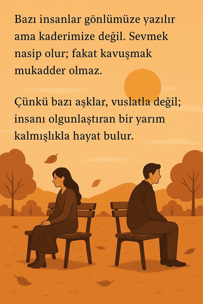 Aşk, kavuşmak mı yarım kalmak mı?