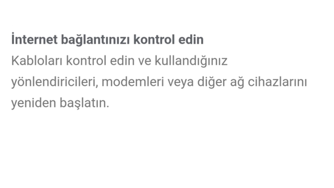 İnternetim olmasına rağmen birçok uygulamaya giremiyorum bunun nedeni ne olabilir?