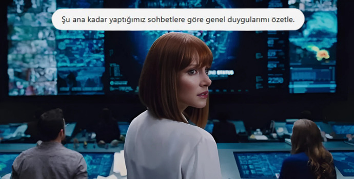 ChatGPT kullanıyorsanız, Şu ana kadar yaptığımız sohbetlere göre genel duygularımı özetle yazdığınızda cevap nedir?