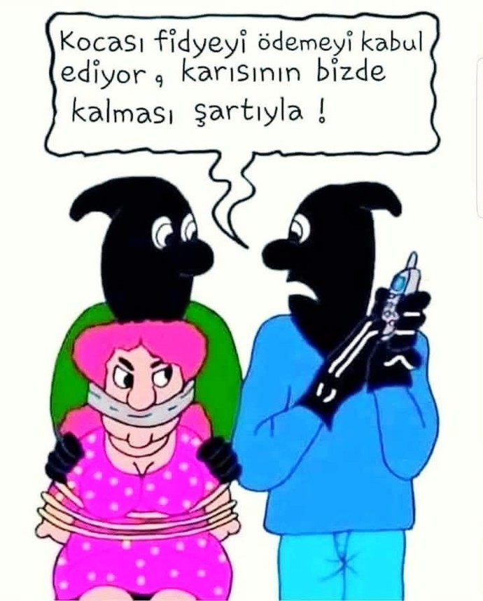 Kaçırılmış olan sevgiliniz/eşiniz için fidye veririm misiniz?