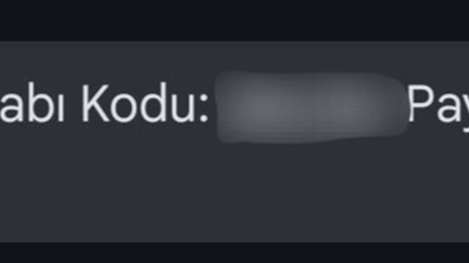 Hiçbir şey yapmadım ama Apple hesap kodu geldi?