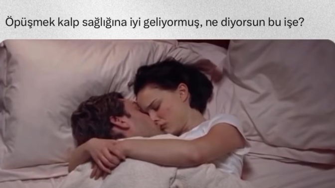 Öpüşmek Kalp ♥️ sağlığına iyi geliyormuş , sizce bu doğrumu?