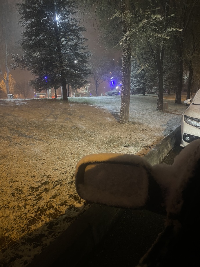 Ben gördüm ama kaymadım.. 😕❄️..