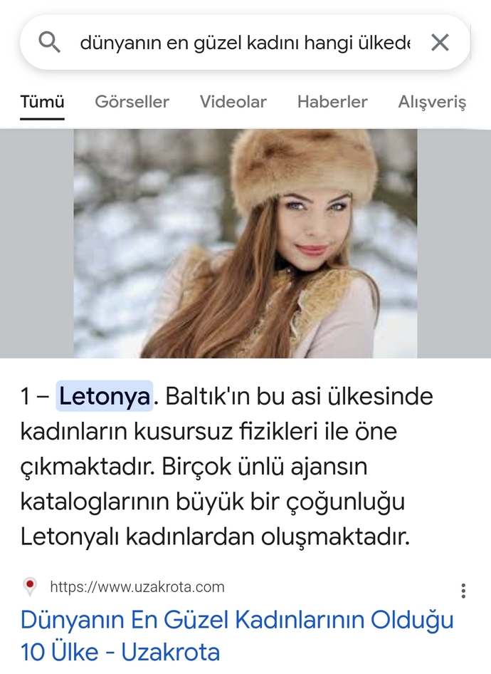 Hangi ülkeden bir sevgiliniz olsun isterdiniz?