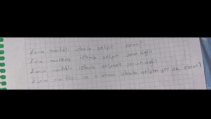 Müslümanlardan bilgisi olan var mı?