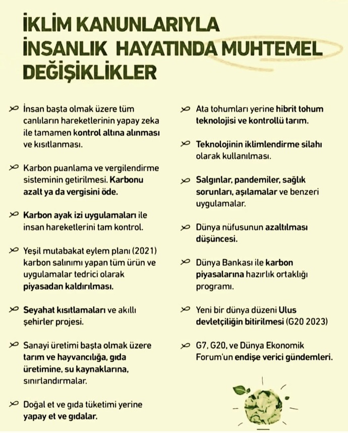 İlkim kanunu nedir? Kabul edilip uygulanmalı mıdır?