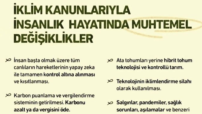 İlkim kanunu nedir? Kabul edilip uygulanmalı mıdır?