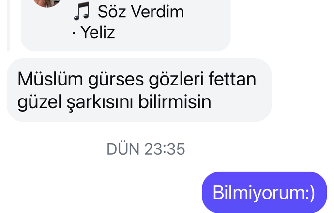 Öğrendik.