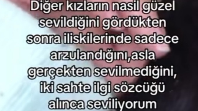 Bu fark edilişin bünye de bıraktığı hasar halis mi ne zaman nasıl diğer kızlar gibi sevileceğim ya 🥲🥲?