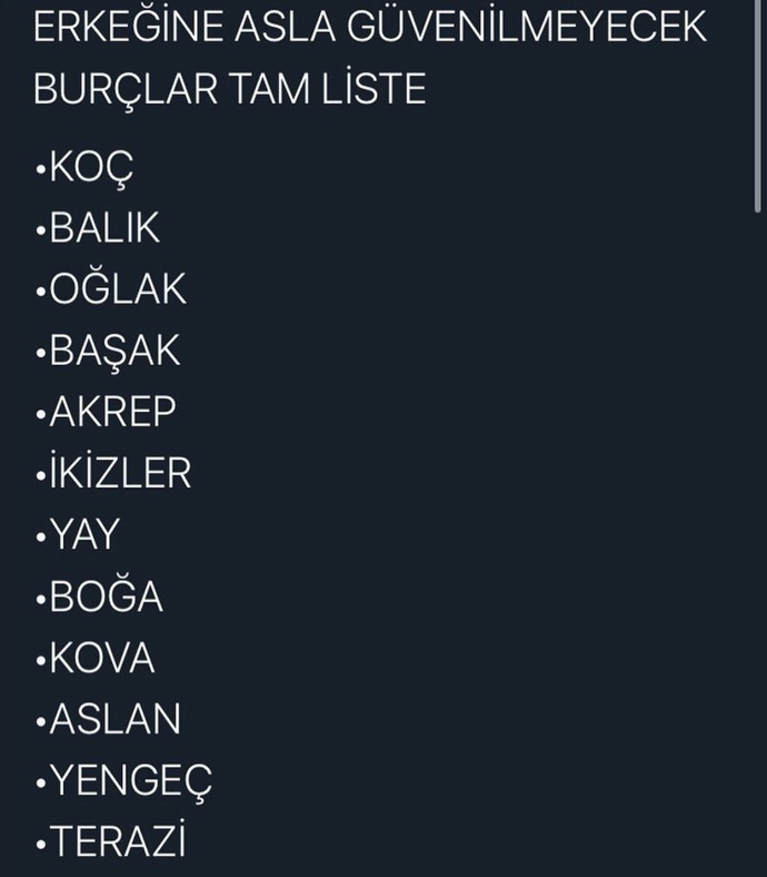En güvenilmez karşı cins burç sizce hangisidir?