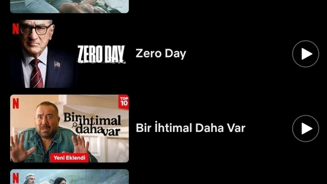 Netflix listenizde hangi dizi ve filmler var?