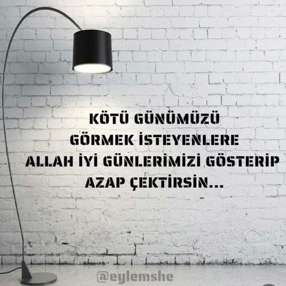 En son kime? Ne için beddua ettiniz?